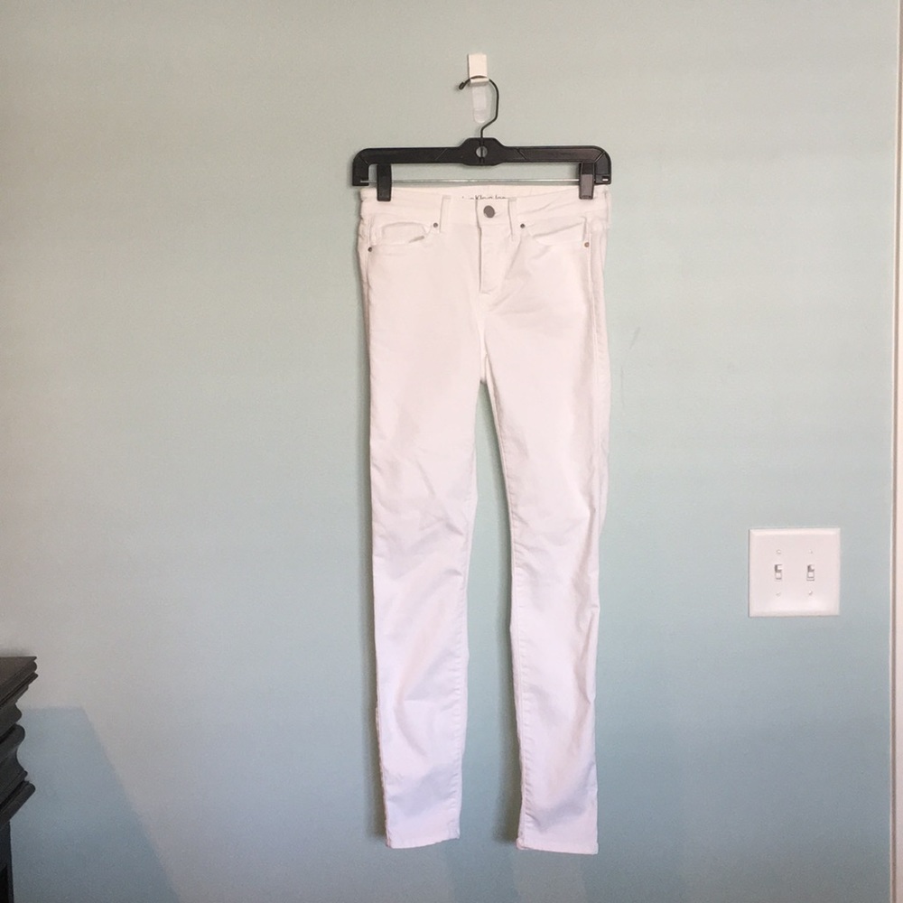 Calvin Klein White Skinny Jeans
